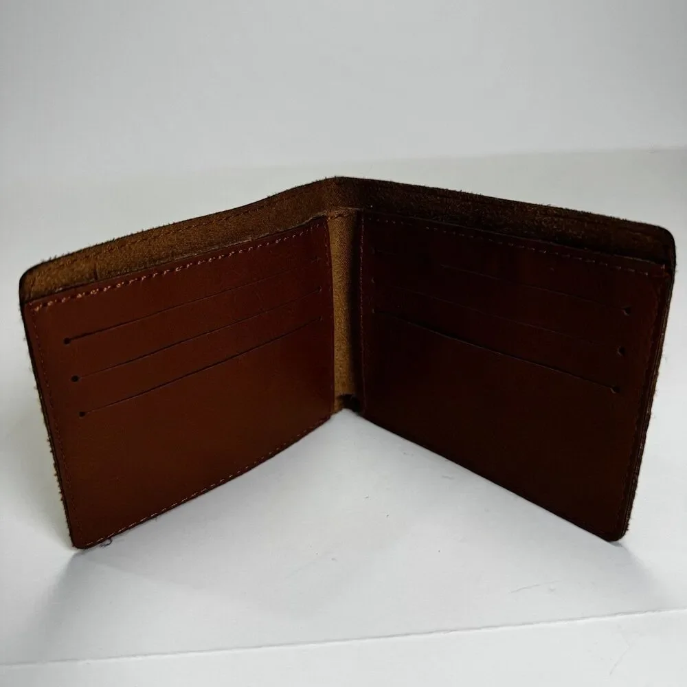 Unbranded Joker Brown Leather Bi-Fold Wallet